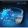 Extralink Cat.8.1 S/FTP 1m 40G Mėlyna | LAN pataisos laidas | Varinis vytos poros tinklo kabelis