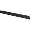Extralink 1U 19" Front Panel, Juodas