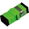 Extralink SC/APC Adapteris, Single Mode, Simplex, No Flange, Žalias