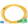 Extralink LC/APC-LC/APC | Vieno sluoksnio kabelis, dvipusis, 9/125 µm, G657A, 3 m