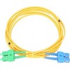 Extralink Patchcord SC/APC-SC/UPC, Single Mode, Duplex, G652D, 3mm, 3m