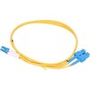 Extralink SC/UPC-LC/UPC | Vienmodis, dvipusis, 3mm, 0,5m