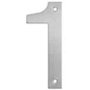 Extralink Haushalt Numeris "1", nerūdijančio plieno, 145 mm