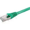 EXTRALINK LAN patchcord CAT.6 FTP 0,5m 1GBIT folija vytos poros plikas varis Žalias