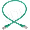 EXTRALINK LAN patchcord CAT.6 FTP 0,5m 1GBIT folija vytos poros plikas varis Žalias