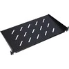 Extralink 1U 250mm Juoda | Lentyna | 19", skirta prie sienos tvirtinamoms spintelėms