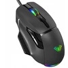 Aula F815 RGB Vadu USB Spēļu Pele ar 7 Pogām / Makro 12800dpi Melna