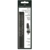 Medžio anglies pieštukų rinkinys Faber-Castell PITT, S, M, H, 3vnt