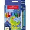 Spigen Faber-Castell - Flomasteriai su dinozaurų simbolika, 10 + 3 su lipdukais (554214)