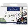 Faber-Castell – Pitt Artist Pen Calligraphy India rašalinis rašiklis, 8 vnt. (167508)