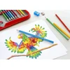 Spalvoti pieštukai Faber-Castell, tribriauniai, 12 spalvų