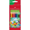 Spalvoti pieštukai Faber-Castell, tribriauniai, 12 spalvų