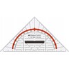 Faber-Castell FABER-CASTELL Geometrie-Dreieck klein mit Griff 14cm
