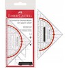 Faber-Castell FABER-CASTELL Geometrie-Dreieck klein mit Griff 14cm