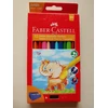 Spalvoti pieštukai Faber-Castell Jumbo, Tribriauniai, 12 spalvų