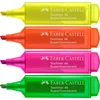 Teksto žymeklių rinkinys Faber-Castell 46, labai ryškių spalvų, 4 spalvų