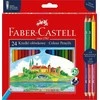 Faber-Castell WAWEL pieštukų kreidelės 24+3 vnt.