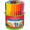 Flomasteriai Faber-Castell Grip Colour, (10) 1302-100 (Ekspozicinė prekė)