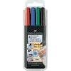 Žymeklių nuolatinių rinkinys Faber-Castell 1523 S, 0,4 mm, 4 spalvos CD/DVD 1213-039