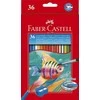 Faber-Castell - Akvarelinis pieštukas + teptuko dėžutė (36 vnt) (114437)