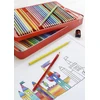 Spalvoti pieštukai Faber-Castell, 60 spalvų, metalinėje dėžutėje