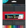 Spalvoti pieštukai Faber-Castell, Juodas Edition, 24 spalvos