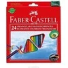 Spalvoti pieštukai Faber-Castell Eco, 24 spalvos
