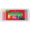 Vaškinės kreidelės Faber-Castell Jumbo, tribriaunės, 24 spalvos