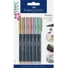 Faber-Castell – Metallics Marker, 6 vnt (160706)