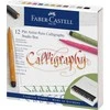 Faber-Castell Pitt Artist C kaligrafijos rašiklis 2,5 mm baltas 12 vnt.