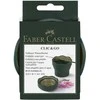 Indelis teptukams skalauti Faber-Castell Click and Go Art Graphic, tamsiai žalios spalvos