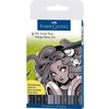 Faber-castell Pitt Artist Pen Manga rinkinys, 8 vnt.