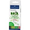 Faber-Castell Rinkinys Pitt Artist Pen Handlettering 6szt. w etui odcienie zieleni