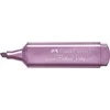 Teksto žymeklis Faber-Castell, 1-5mm, kirstu galiuku, rožinės/violetinės metallic spalvos