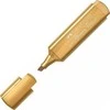 Teksto žymeklis Faber-Castell,1-5mm, kirstu galiuku, auksinės metallic spalvos