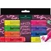 Teksto žymeklių rinkinys Faber-Castell Superfluorescent 8 spalvų