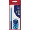 Faber Rinkinys: 2001 m. grip jumbo pieštukas, dvigubas drožtukas, mišrių spalvų blisterinė pakuotė, Faber-Castell [0 0]