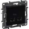 Kompiuterinis lizdas Niloe Step Legrand 863564 (juoda)