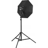 Falcon Eye studijos lemputė FalconEyes LESB-150 LED lemputė su Octa 70cm minkštu dėžute