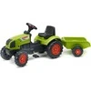 Vaikiškas pedalinis traktorius Falk Claas FAL2040A, su priekaba, žalias