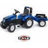 FALK pedalinis traktorius New Holland su priekaba