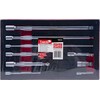 Falontech Prailgintuvų su lankstu rinkinys 1/4'' 3/8'' 1/2'' CrV 9 vnt. (12)