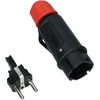 Famatel Guminis kištukas 16A 3P 250V IP54, prisukamas 1165