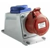 Famatel Fiksuotas lizdas 16A 4P 400V + GS IP54 lizdas su kontaktu 23605F
