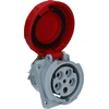 FAMATEL Pasviręs skydelio lizdas 63A 5P 400V IP67 24335