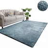 Family Fabrics Modernus pūkuotas pliušinis minkštas loft kilimas svetainei 200x260, sidabrinis