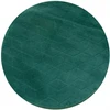Family Fabrics Kilimas apvalus Rabbit 3D pliušinis minkštas šilkinis triušio kailis 120, žalias