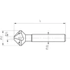 Fanar CONTENDER DIN 335-C 90"*20,5 HSSE TICN