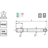 Fanar Sriegiklis G 1/2'' DIN-5156C HSSE 800