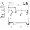 Fanar IŠSIEKIMAS M22 NGMM/1 DIN-352D (6H) HSS - E1-131001-0220